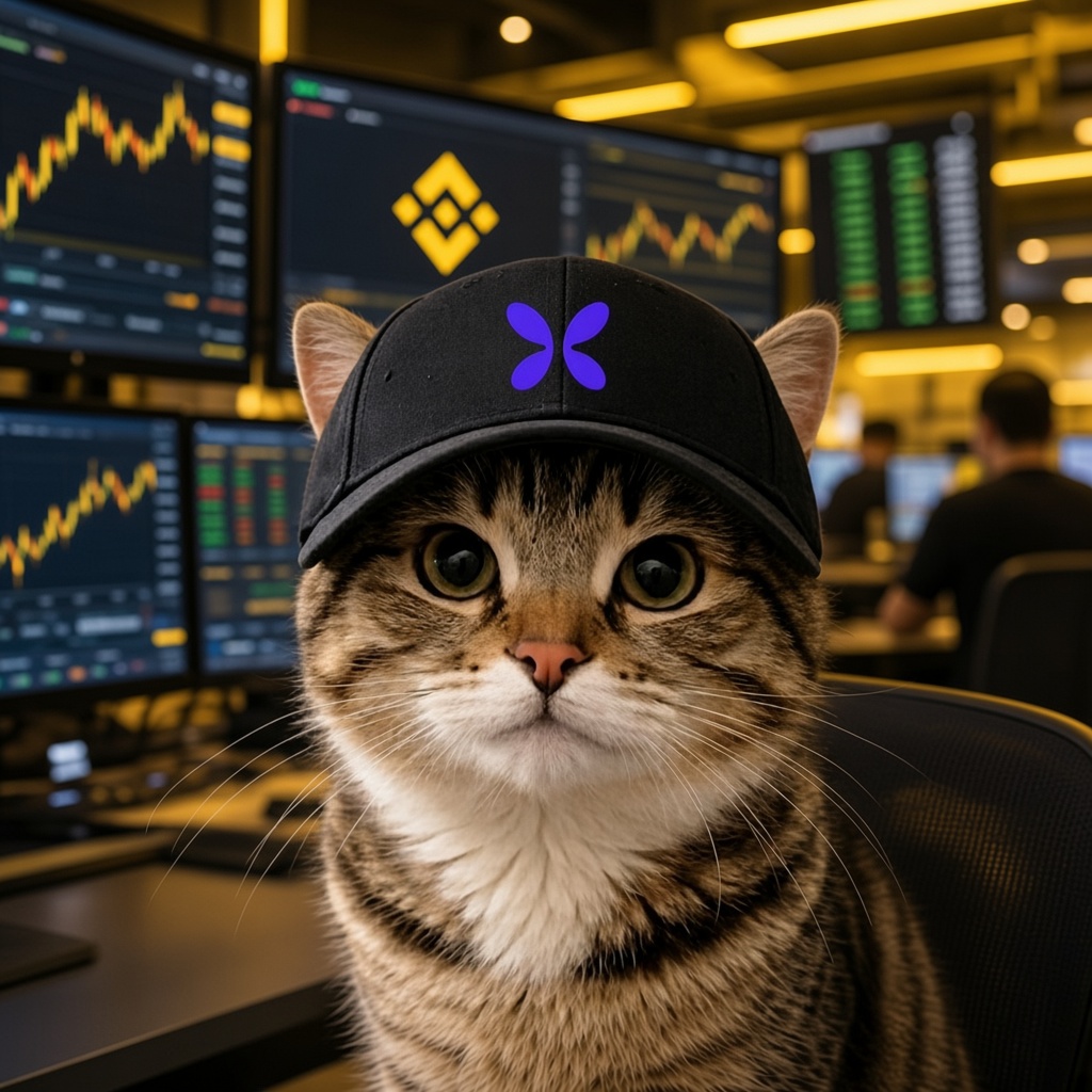 Flapcat on the Binance trading floor